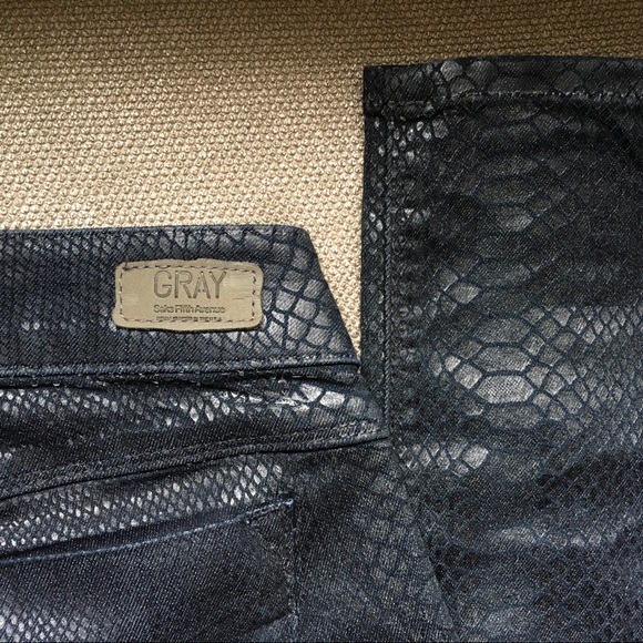 gray saks fifth avenue jeans